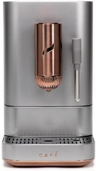 Café Affetto Automatic Espresso Machine + Milk Frother | Built-In & Adjustable Espresso Bean Grinder | One-Touch Brew in 90 Seconds | Steel Silver, 1.2 Liter, (C7CEBBS2RS3) Nibeza Style