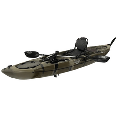 BKC PK12 Angler Sit-on-Top Single Pedal Fishing Kayak Nibeza Style
