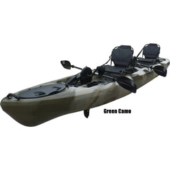 BKC PK14 14′ Tandem Sit-On-Top Pedal Drive Kayak Nibeza Style