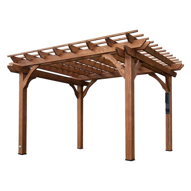 Backyard Discovery 10′ x 12′ Cedar Pergola Nibeza Style