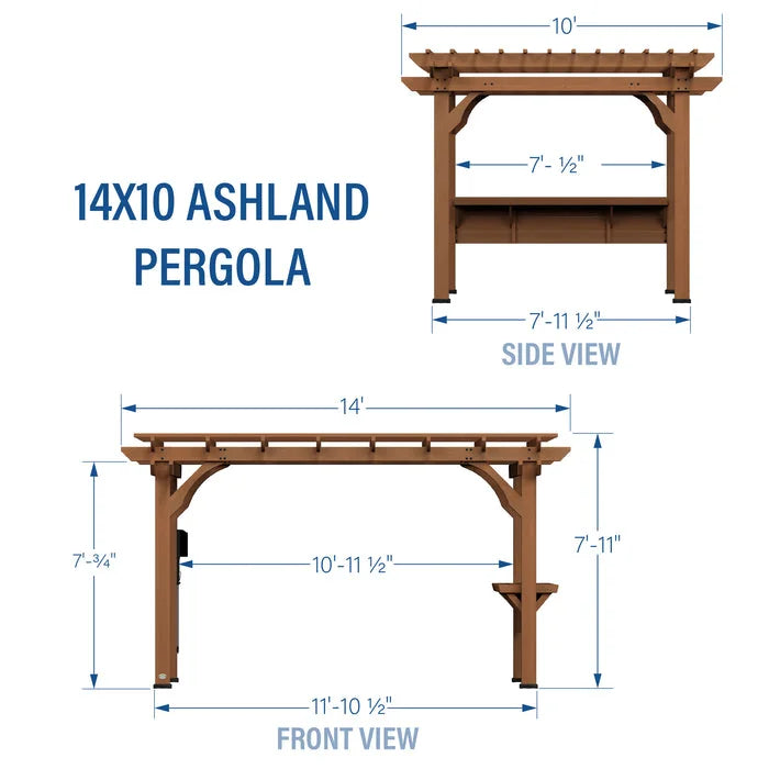 Backyard Discovery Ashland Pergola Nibeza Style