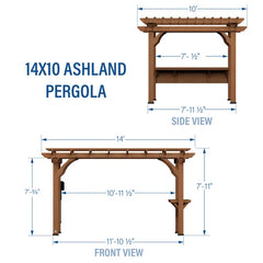 Backyard Discovery Ashland Pergola Nibeza Style