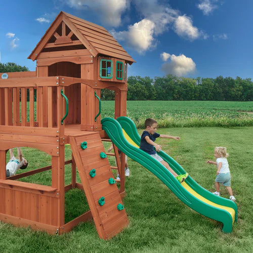 Backyard Discovery Atlantis Wooden Swing Set Nibeza Style