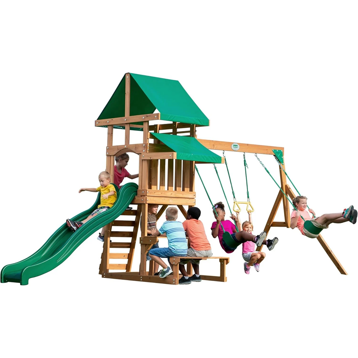 Backyard Discovery Belmont All Cedar Swing Set Nibeza Style