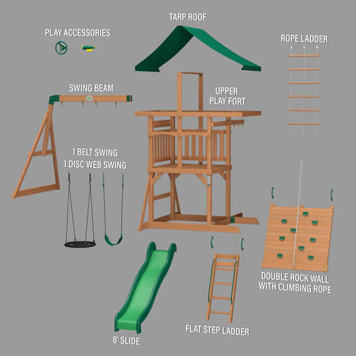 Backyard Discovery Grayson Peak Swing Set Nibeza Style