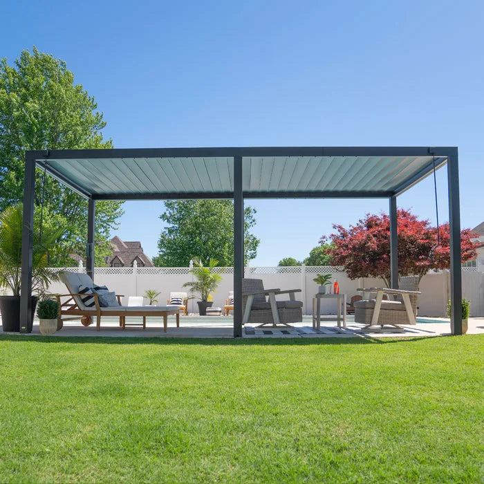 Backyard Discovery Sarasota Louvered Pergola Nibeza Style