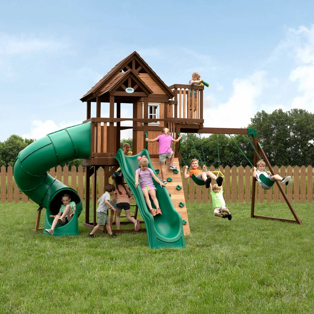Backyard Discovery Skyfort III Swing Set Nibeza Style