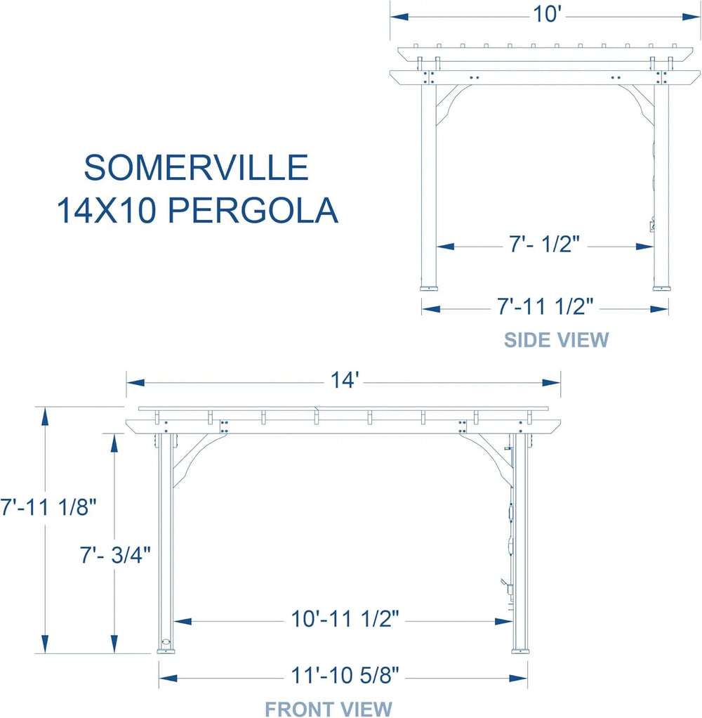 Backyard Discovery Somerville Pergola Nibeza Style