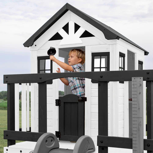 Backyard Discovery Sweetwater Heights Elevated Playhouse Nibeza Style