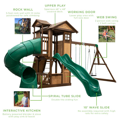 Backyard Discovery Tacoma Falls Swing Set Nibeza Style
