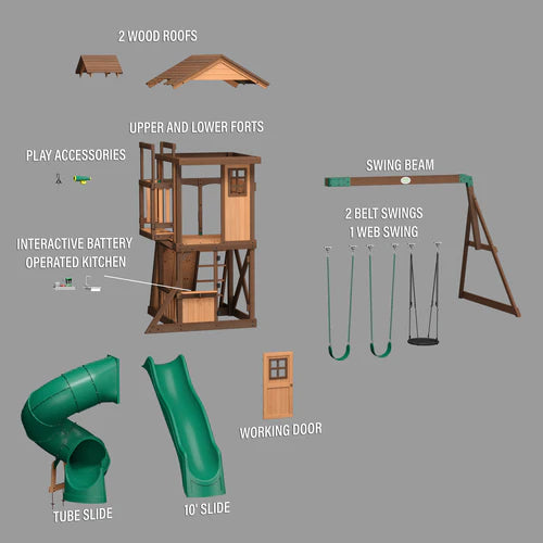 Backyard Discovery Tacoma Falls Swing Set Nibeza Style