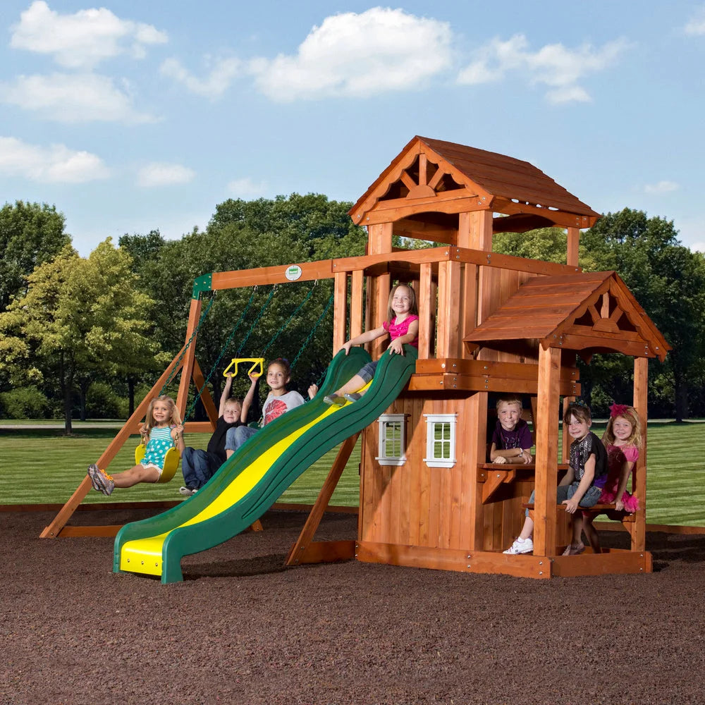 Backyard Discovery Tanglewood Cedar Wood Swing Set Nibeza Style