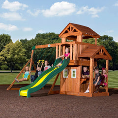 Backyard Discovery Tanglewood Cedar Wood Swing Set Nibeza Style