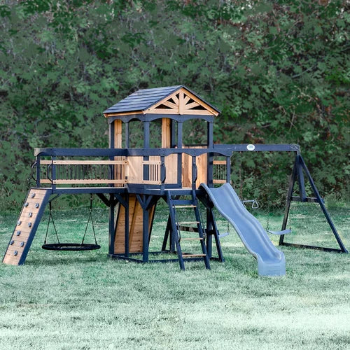 Backyard Discovery Timber Crossing Swing Set Nibeza Style