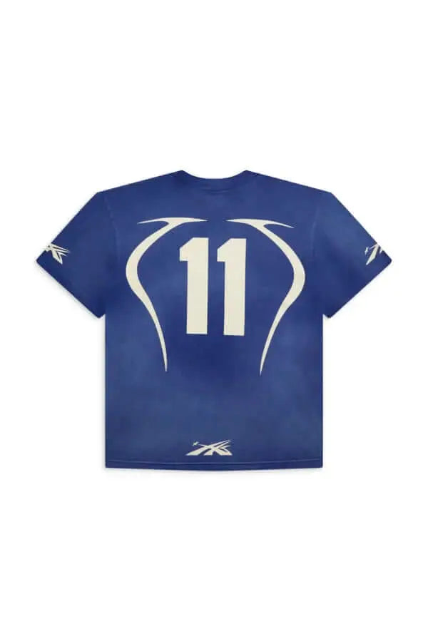 Blue Warm Up 11 Logo T Shirt