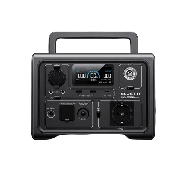 Bluetti EB3A Power Plant EB3A-UK-GY-BL-01 Nibeza Style