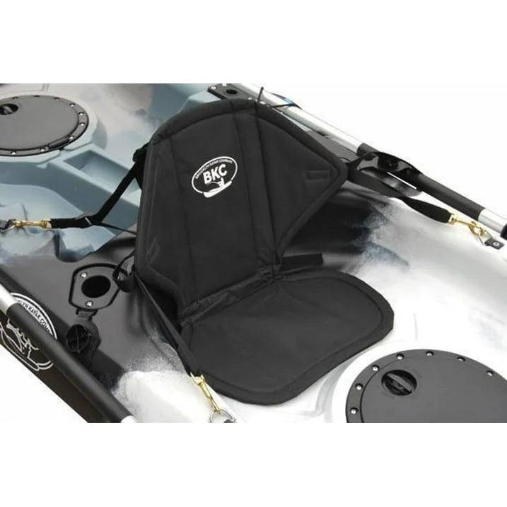 Brooklyn Kayak UH-FK184-GRY 9 ft. 2 in. Sit on Top Single Fishing Kayak Seat And Paddle – Grey Camo Nibeza Style