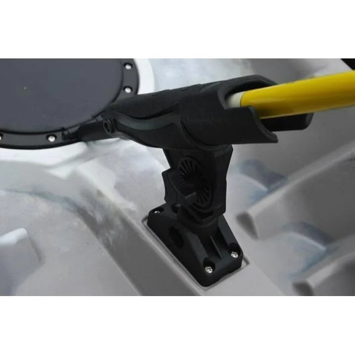 Brooklyn Kayak UH-FK184-GRY 9 ft. 2 in. Sit on Top Single Fishing Kayak Seat And Paddle – Grey Camo Nibeza Style