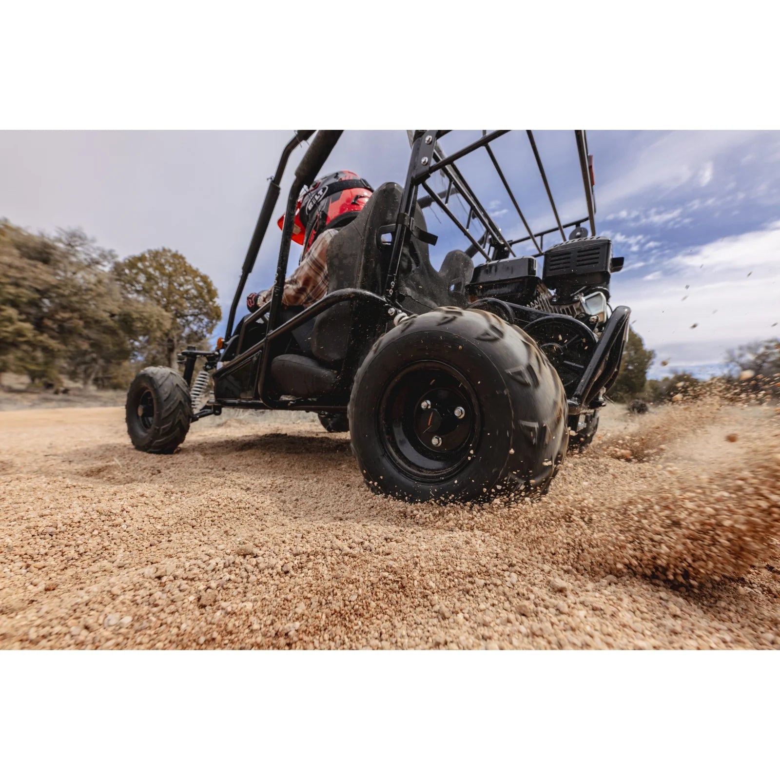 Coleman Powersports GK200 196cc Gas Powered Dual Seat Go-Kart Nibeza Style