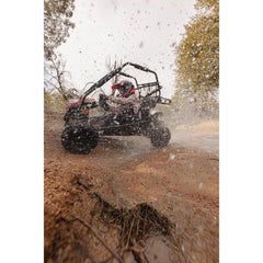 Coleman Powersports GK200 196cc Gas Powered Dual Seat Go-Kart Nibeza Style