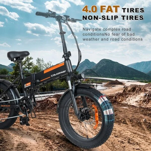 Colorway ORANGE Electric Bike Nibeza Style