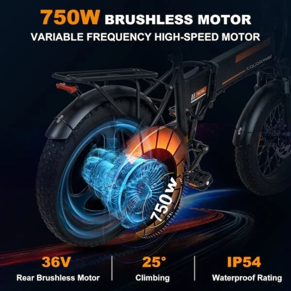 Colorway ORANGE Electric Bike Nibeza Style