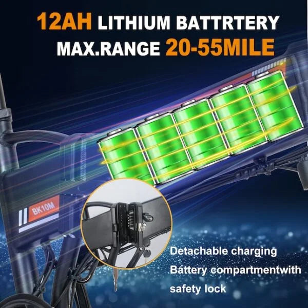 Colorway ORANGE Electric Bike Nibeza Style