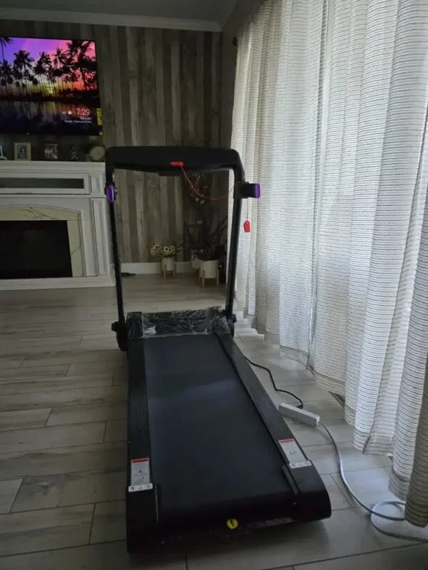 Costway SuperFit 3HP Folding Electric Treadmill Running Machine w/ Speaker Nibeza Style