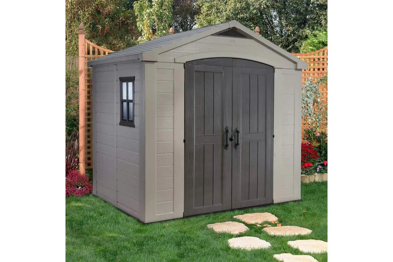 Keter Garden Shed Factor 86 Beige Nibeza Style
