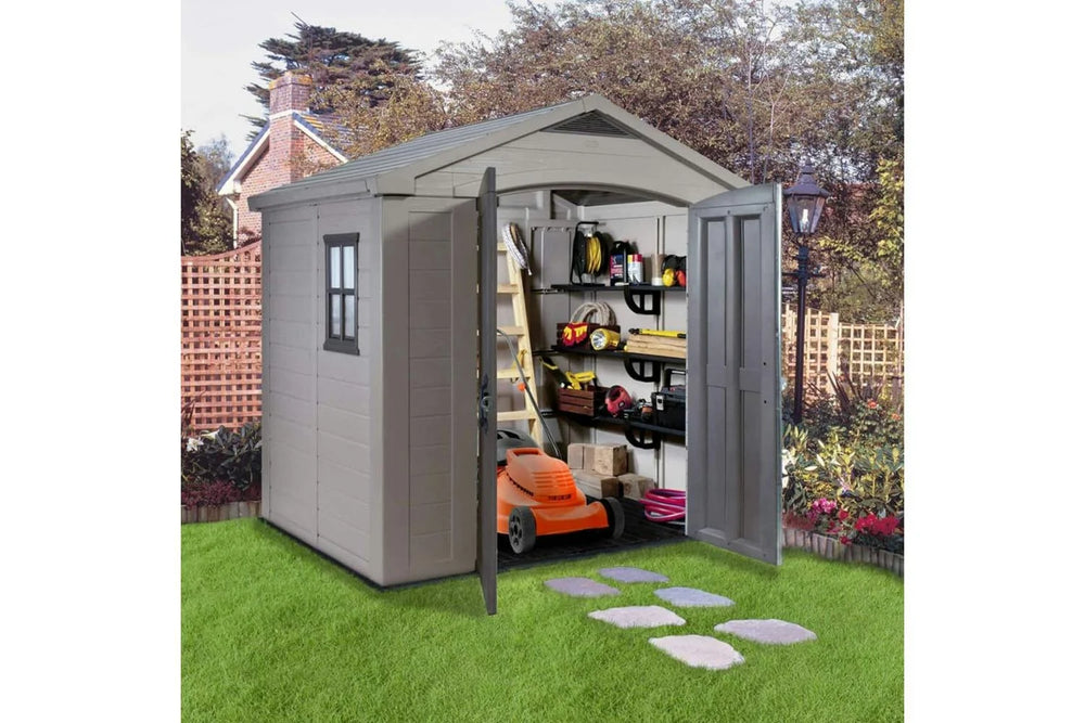 Keter Garden Shed Factor 86 Beige Nibeza Style