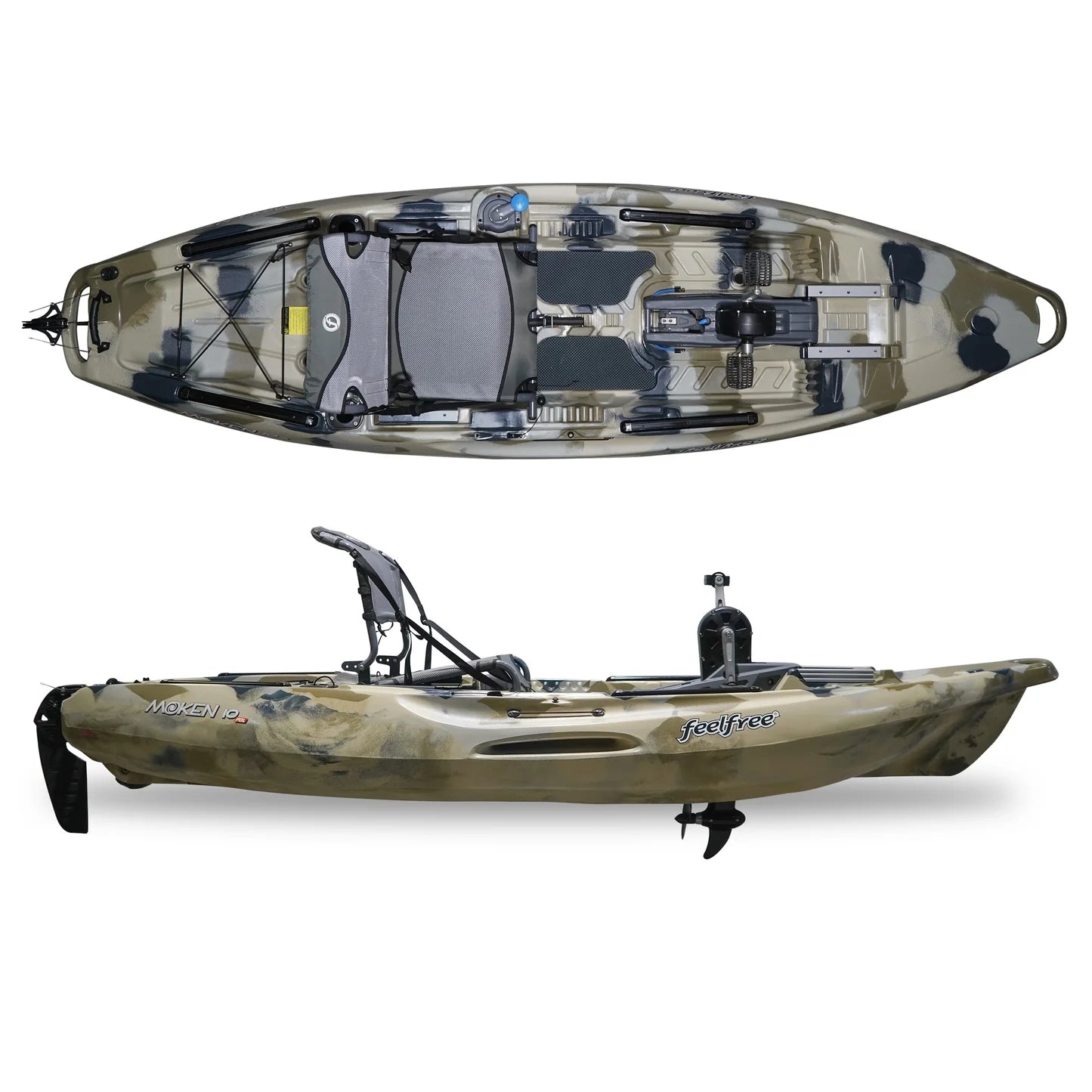 Feelfree Moken 10 PDL Fishing Kayak Nibeza Style