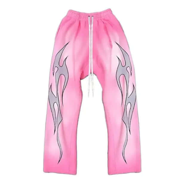 Flame Sweatpant Pink-NIBEZA Apparels-Nibeza Style