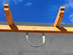 Florence Aluminum Pergola with Canopy Paragon Outdoor Nibeza Style