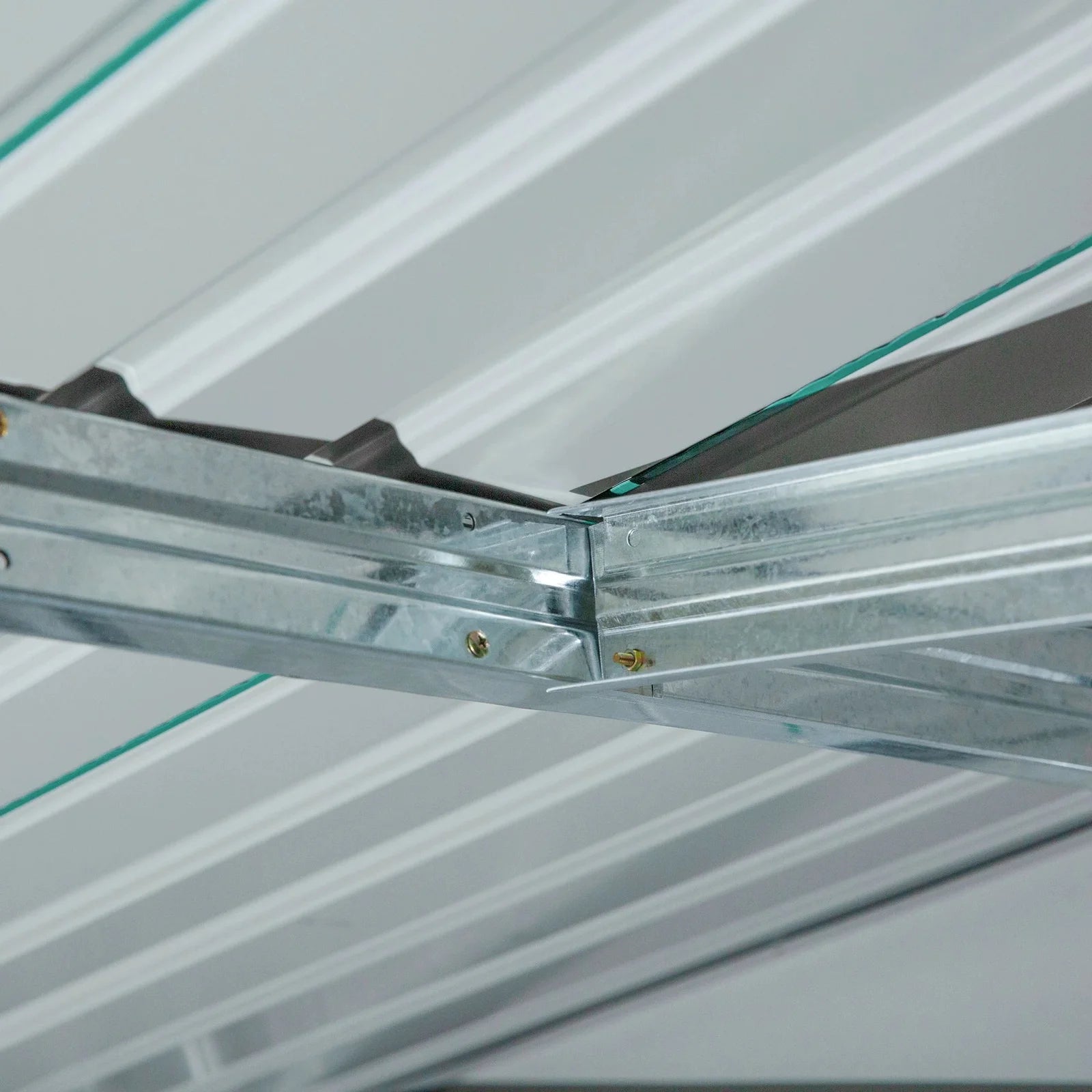 Outsunny Garden Shed with 2 Sliding Doors and 4 Steel Vents, 340x386x200cm, Green Nibeza Style