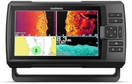Garmin Striker Vivid 9sv, Easy-to-Use 5-inch Color Fishfinder and Sonar Transducer, Vivid Scanning Sonar Color Palettes, 9 inch Nibeza Style