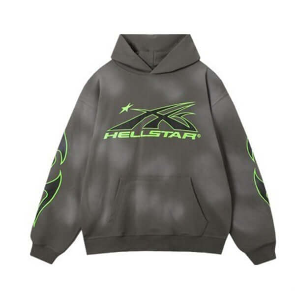 Grey Hellstar Hoodie NIBEZA Apparels