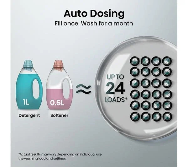 Hisense 5S Series Auto Dosing WD5S1045BW WiFi-enabled 10.5 kg Washer Dryer Nibeza Style