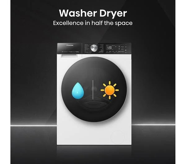 Hisense 5S Series Auto Dosing WD5S1045BW WiFi-enabled 10.5 kg Washer Dryer Nibeza Style