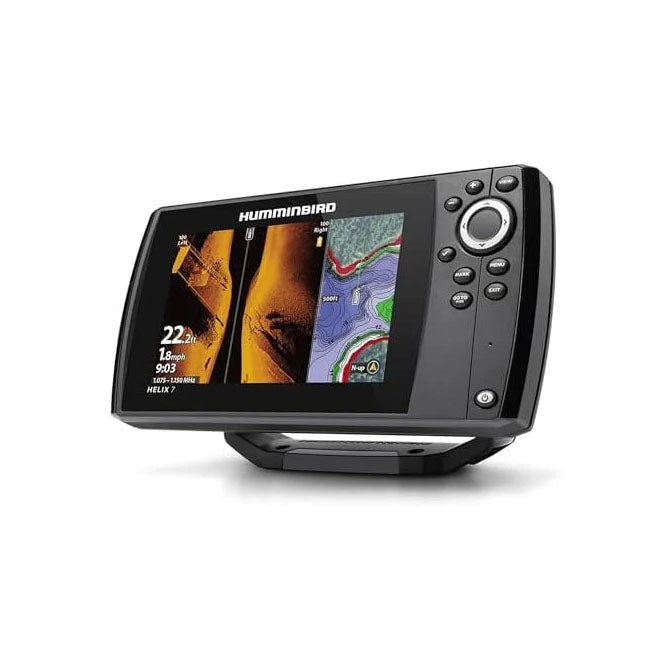 Humminbird Helix 7 G4 GPS Fish Finder with Transducer, MEGA Side Imaging Nibeza Style