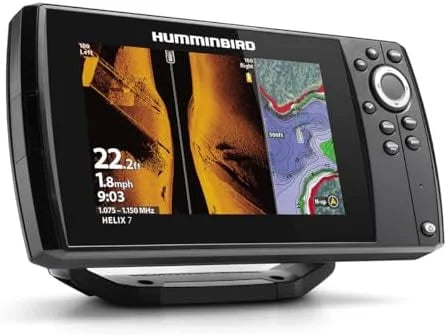 Humminbird Helix 7 G4 GPS Fish Finder with Transducer, MEGA Side Imaging Nibeza Style