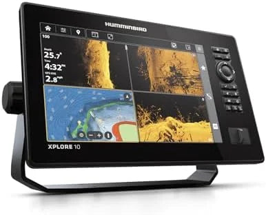 Humminbird XPLORE 10 GPS Fish Finder with Transducer, MEGA Side Imaging+ & HD Touchscreen Display Nibeza Style
