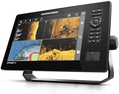 Humminbird XPLORE 10 GPS Fish Finder with Transducer, MEGA Side Imaging+ & HD Touchscreen Display Nibeza Style