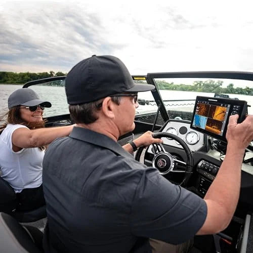 Humminbird XPLORE 10 GPS Fish Finder with Transducer, MEGA Side Imaging+ & HD Touchscreen Display Nibeza Style