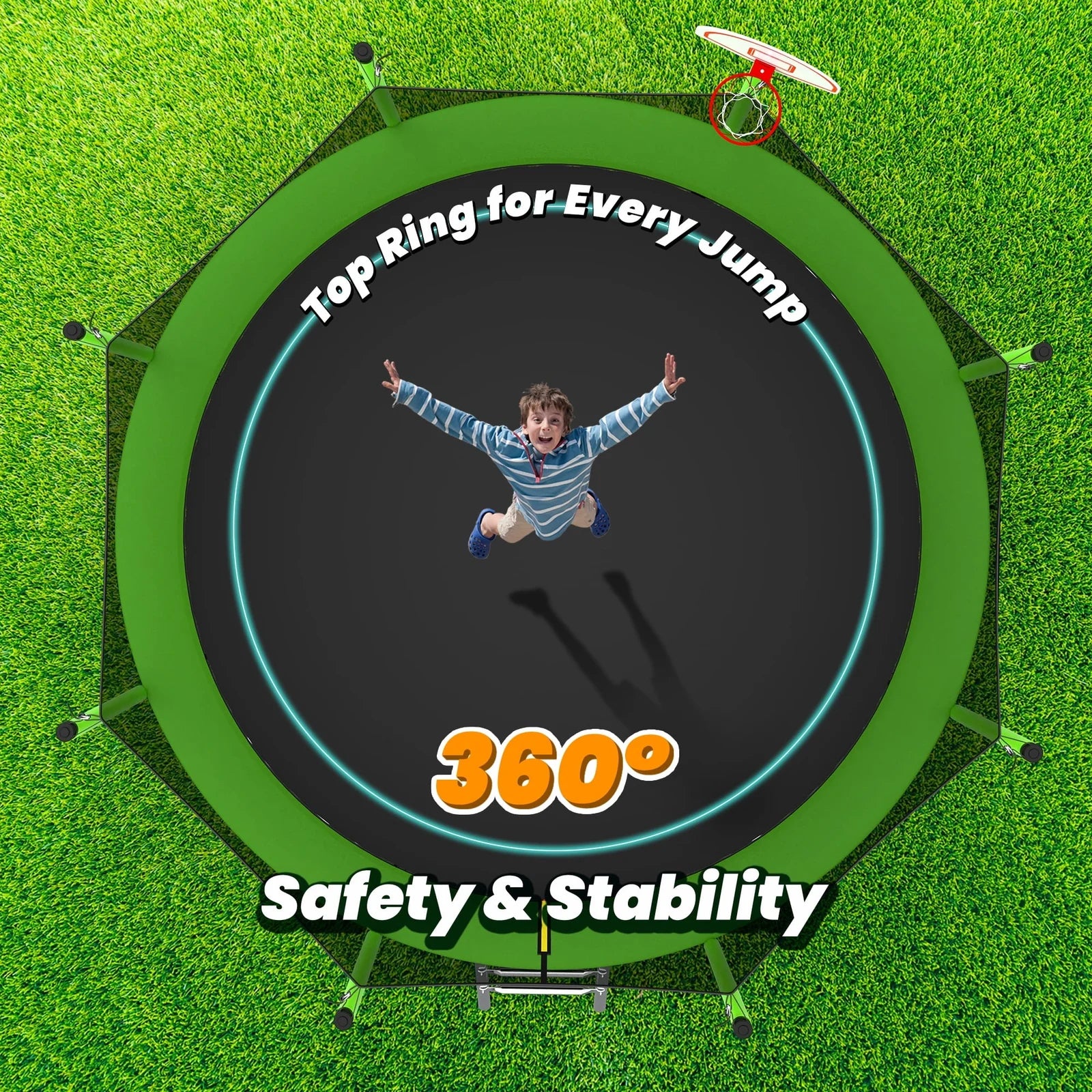 Jumpflex FLEX120 12FT Trampoline Nibeza Style