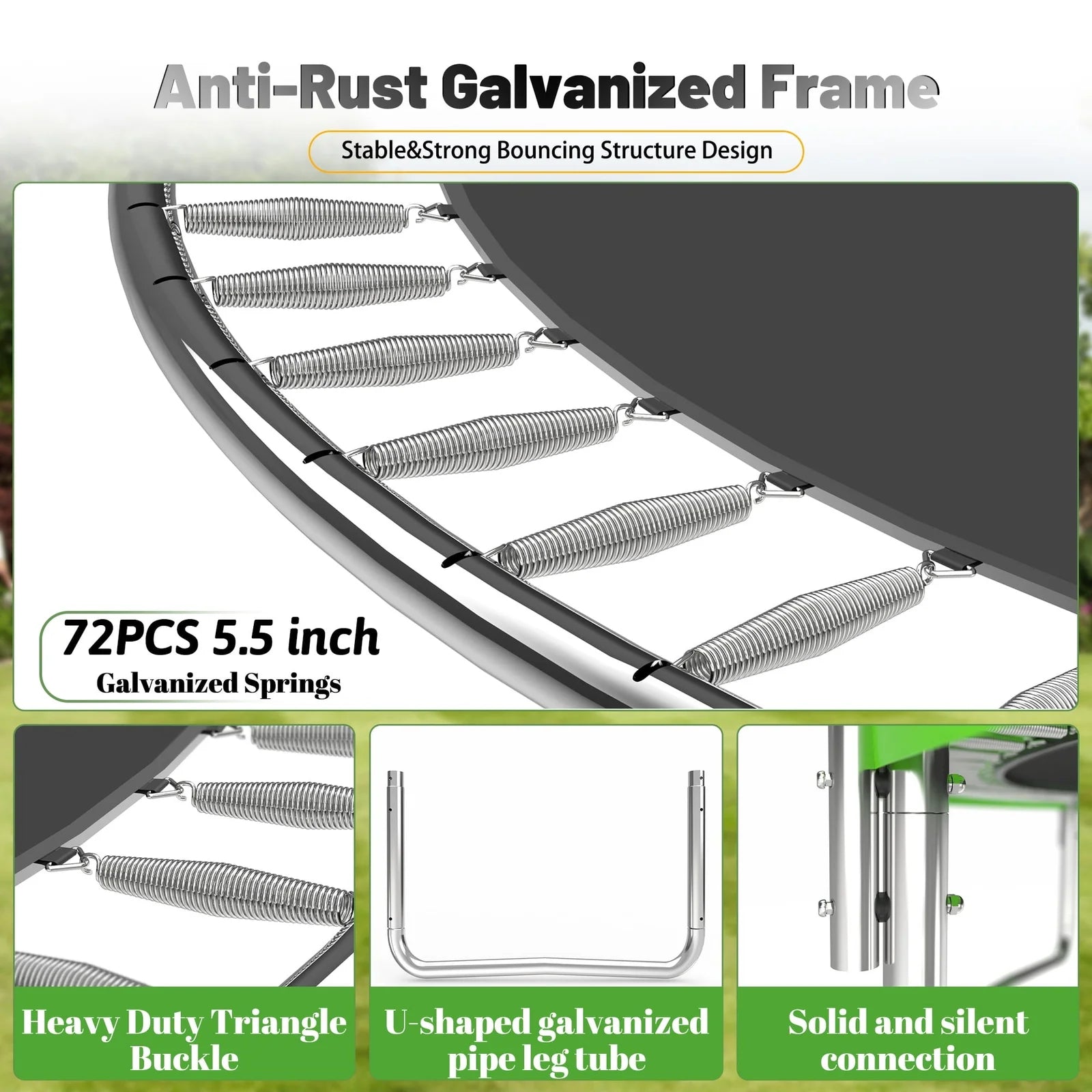Jumpflex FLEX120 12FT Trampoline Nibeza Style
