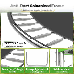 Jumpflex FLEX120 12FT Trampoline Nibeza Style