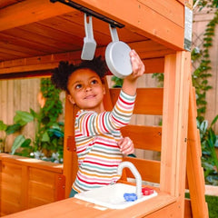 KidKraft Falcon Ridge Wooden Swing Set/Playset Nibeza Style