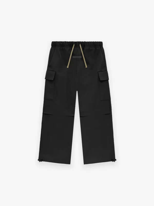 Kids Textured Nylon Field Pant Black-NIBEZA Apparels-Nibeza Style