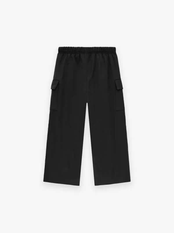 Kids Textured Nylon Field Pant Black-NIBEZA Apparels-Nibeza Style