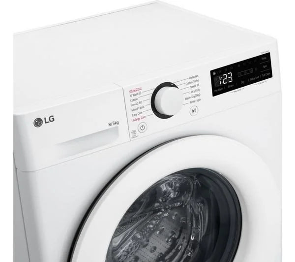 LG AI Direct Drive FWY385WWLN1 8 kg Washer Dryer Nibeza Style